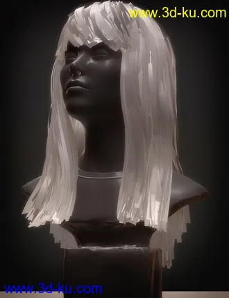 3D打印模型dForce Nirv Straight Long Hair for Genesis 8 and Genesis 8.1 Females的图片