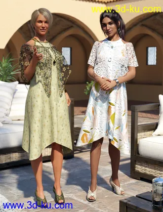 3D打印模型dForce Nuits D'été for Genesis 8 Female(s)的图片