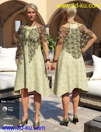 3D打印模型dForce Nuits D'été for Genesis 8 Female(s)的图片