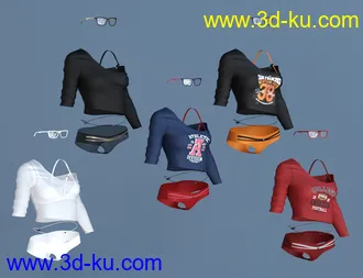 3D打印模型dForce Phenom Lingerie Textures的图片