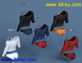 3D打印模型dForce Phenom Lingerie Textures的图片