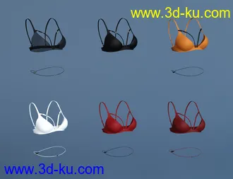 3D打印模型dForce Phenom Lingerie Textures的图片