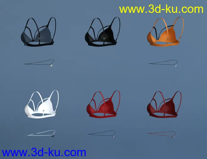 dForce Phenom Lingerie Textures模型的图片10