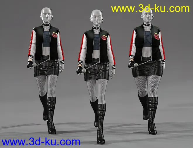 dForce Poison Love Outfit for Genesis 8 and 8.1 Females模型的图片1