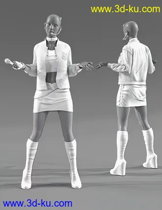 3D打印模型dForce Poison Love Outfit for Genesis 8 and 8.1 Females的图片