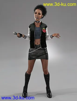 3D打印模型dForce Poison Love Outfit for Genesis 8 and 8.1 Females的图片