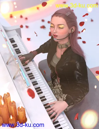 3D打印模型dForce Poison Love Outfit Textures的图片