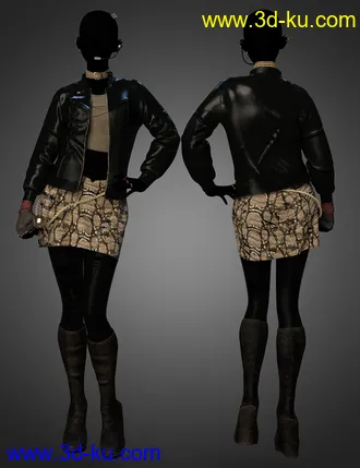 3D打印模型dForce Poison Love Outfit Textures的图片