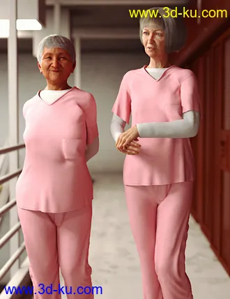 3D打印模型dForce Prison Inmate Clothing for Genesis 8 and 8.1 Females的图片