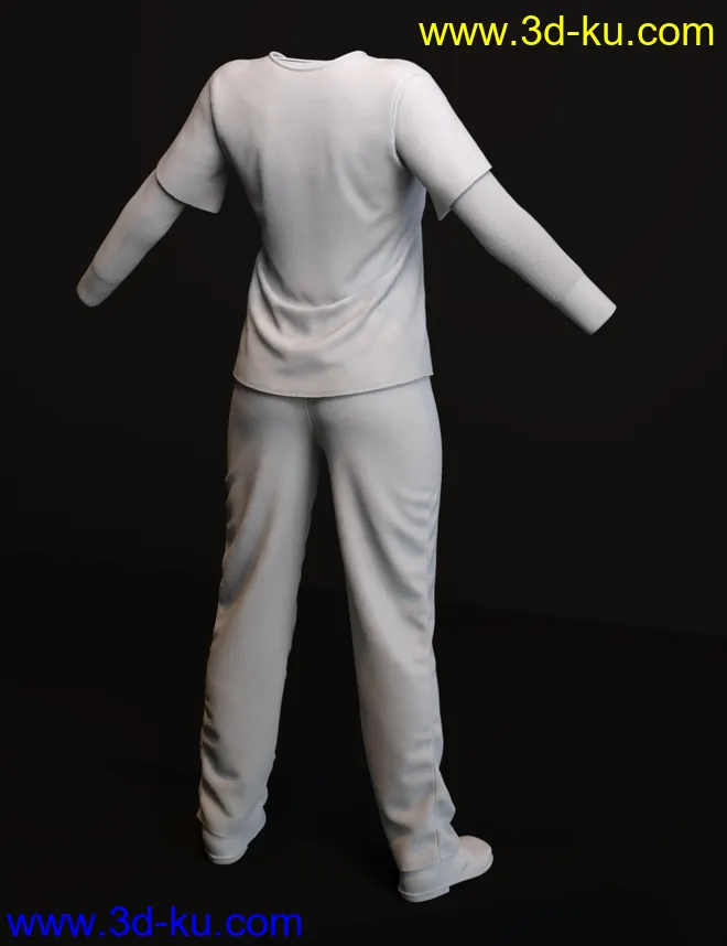 dForce Prison Inmate Clothing for Genesis 8 and 8.1 Females模型的图片9