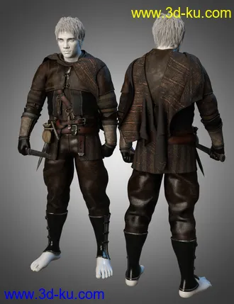 3D打印模型dForce Quest Bound Outfit Textures的图片