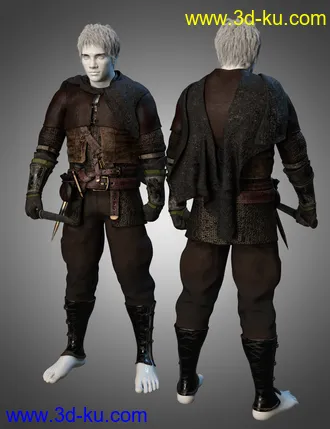 3D打印模型dForce Quest Bound Outfit Textures的图片