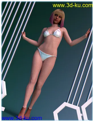 3D打印模型dForce Rave Party Outfit for Genesis 8 Female(s)的图片