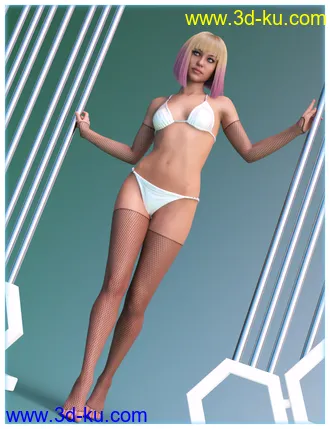 3D打印模型dForce Rave Party Outfit for Genesis 8 Female(s)的图片