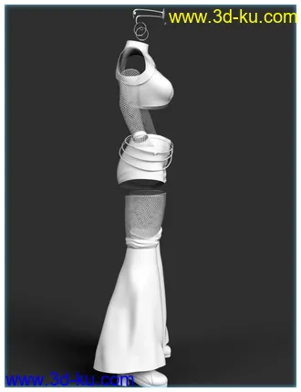 3D打印模型dForce Rave Party Outfit for Genesis 8 Female(s)的图片