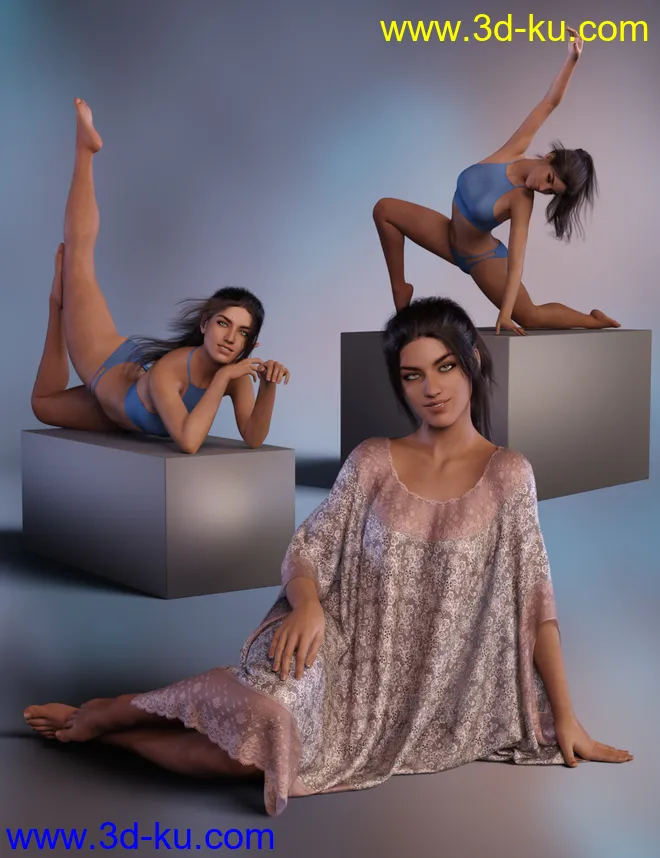 dForce Ready - Artistry in Motion Poses for Genesis 8 Female模型的图片1