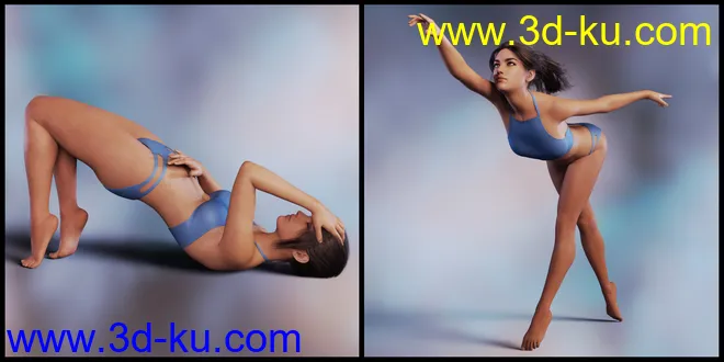 dForce Ready - Artistry in Motion Poses for Genesis 8 Female模型的图片2