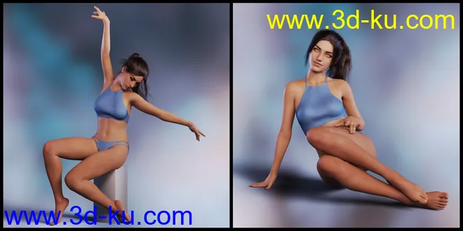 dForce Ready - Artistry in Motion Poses for Genesis 8 Female模型的图片3