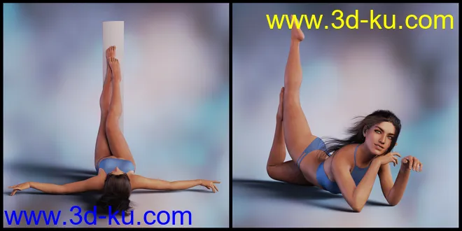 dForce Ready - Artistry in Motion Poses for Genesis 8 Female模型的图片6