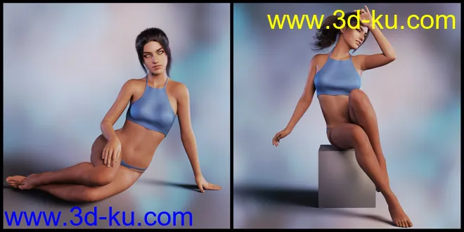 dForce Ready - Artistry in Motion Poses for Genesis 8 Female模型的图片8