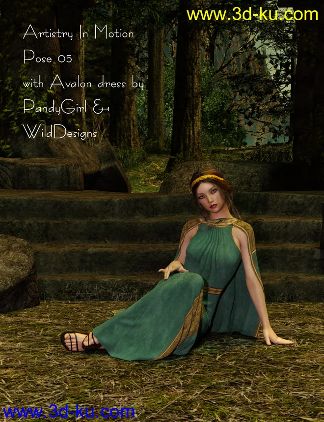 dForce Ready - Artistry in Motion Poses for Genesis 8 Female模型的图片11