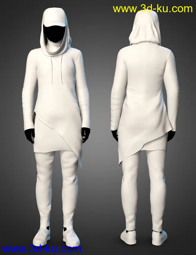 dForce Rebirth Outfit for Genesis 8 and 8.1模型的图片5