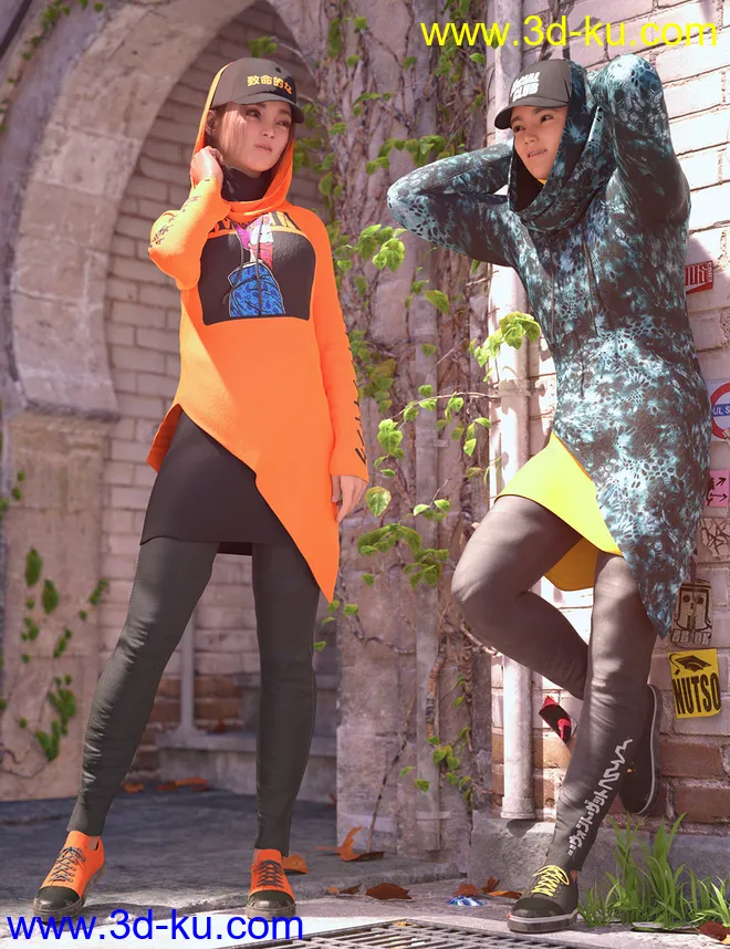 dForce Rebirth Outfit Textures模型的图片1