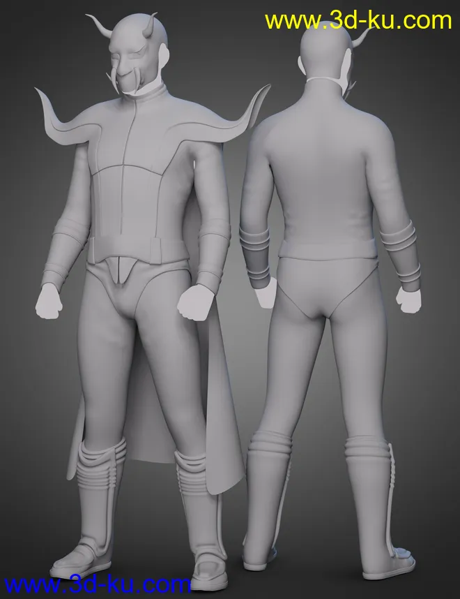 dForce Redmight Outfit for Genesis 8 and 8.1 Males模型的图片4