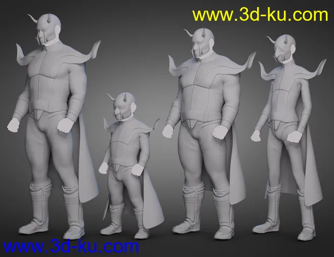 dForce Redmight Outfit for Genesis 8 and 8.1 Males模型的图片5