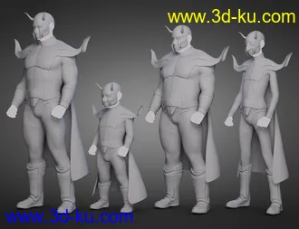 3D打印模型dForce Redmight Outfit for Genesis 8 and 8.1 Males的图片