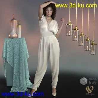 3D打印模型dForce Rosalynn Outfit for Genesis 8 Female的图片