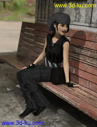 3D打印模型dforce Scene Kid Outfit for Genesis 8 Female的图片