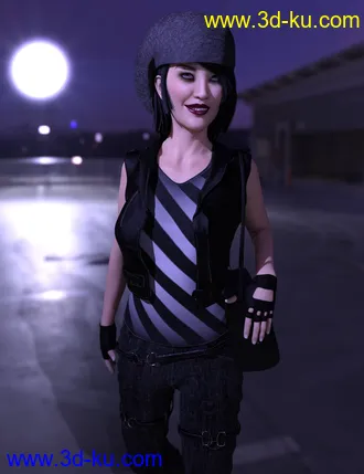 3D打印模型dforce Scene Kid Outfit for Genesis 8 Female的图片