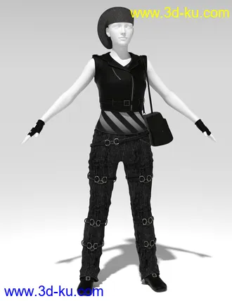 3D打印模型dforce Scene Kid Outfit for Genesis 8 Female的图片