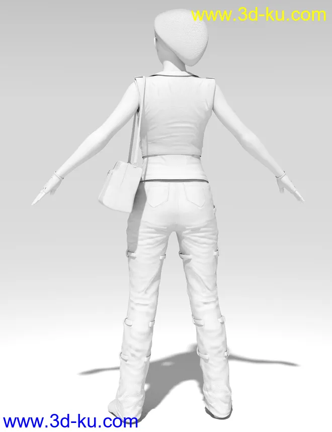 dforce Scene Kid Outfit for Genesis 8 Female模型的图片9