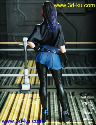 3D打印模型dForce Sergeant Master Outfit for Genesis 8 Female(s)的图片