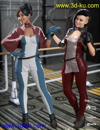 3D打印模型dForce Sergeant Master Outfit Textures的图片