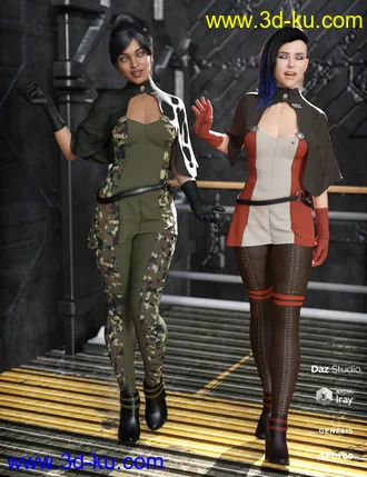 3D打印模型dForce Sergeant Master Outfit Textures的图片