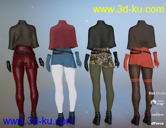 3D打印模型dForce Sergeant Master Outfit Textures的图片