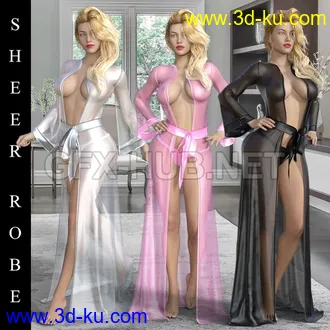 3D打印模型dForce Sheer Robe G8F的图片