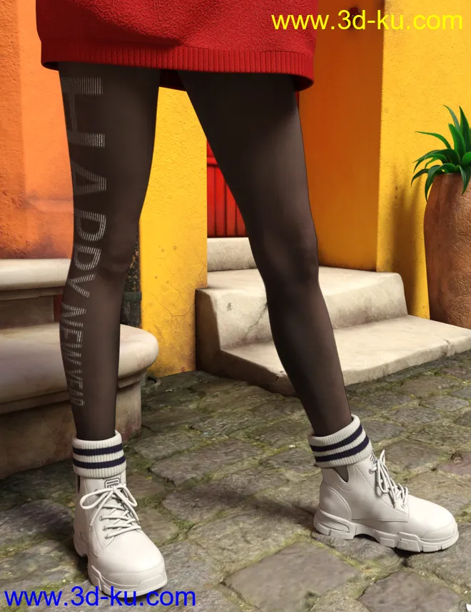 dForce Shirley Lee Outfits for Genesis 8 and 8.1 Female模型的图片5