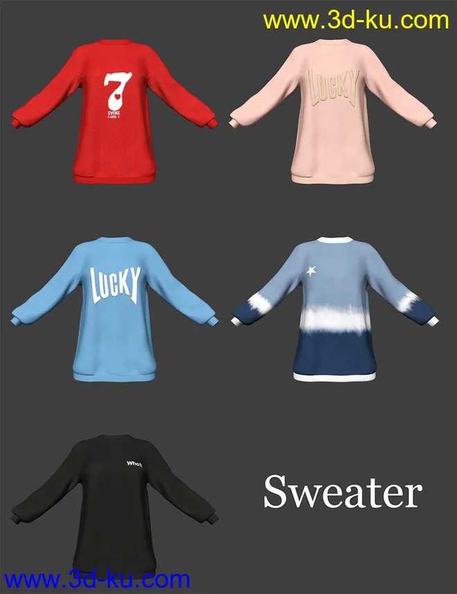 dForce Shirley Lee Outfits for Genesis 8 and 8.1 Female模型的图片7