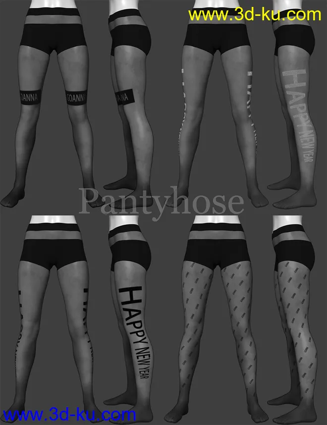 dForce Shirley Lee Outfits for Genesis 8 and 8.1 Female模型的图片8