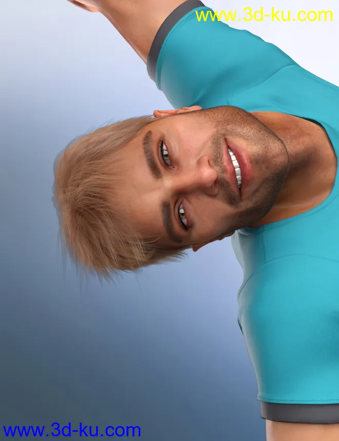 dForce Shy Style Hair for Genesis 8模型的图片6