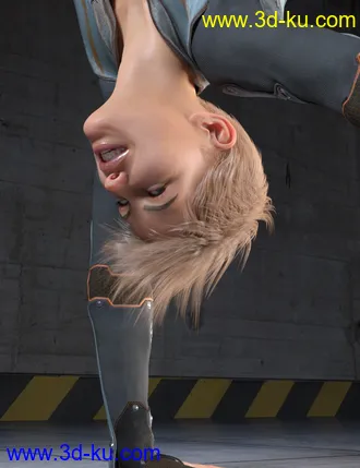 3D打印模型dForce Shy Style Hair for Genesis 8的图片