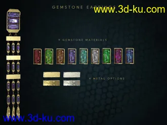 3D打印模型dForce Speakeasy Hair for Genesis 8, 8.1, and 3 Females的图片