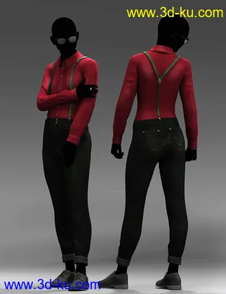 3D打印模型dForce Style Goals Outfit Textures的图片