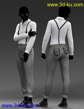 3D打印模型dForce Style Goals Outfit Textures的图片