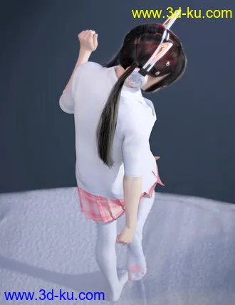 3D打印模型dForce Sue Yee School Uniform for Genesis 8 and 8.1 Females的图片