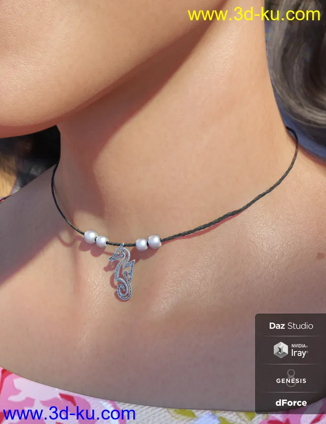 dForce Summer Romper for Genesis 8 Female(s)模型的图片6